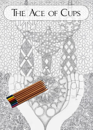 The Ace of Cups - Colouring in Print